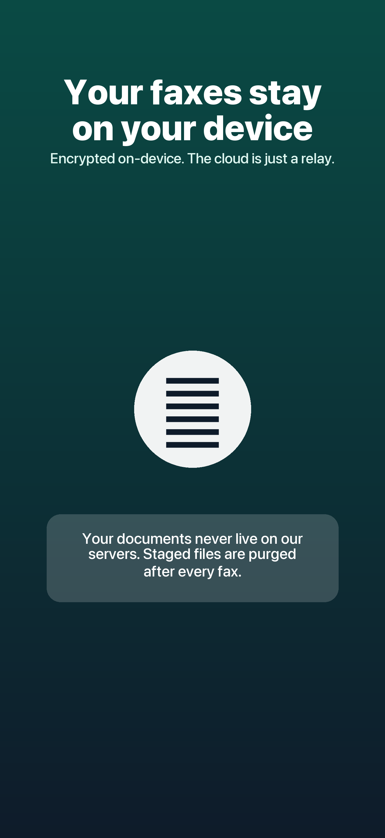 Faxly screenshot: 05 faxly