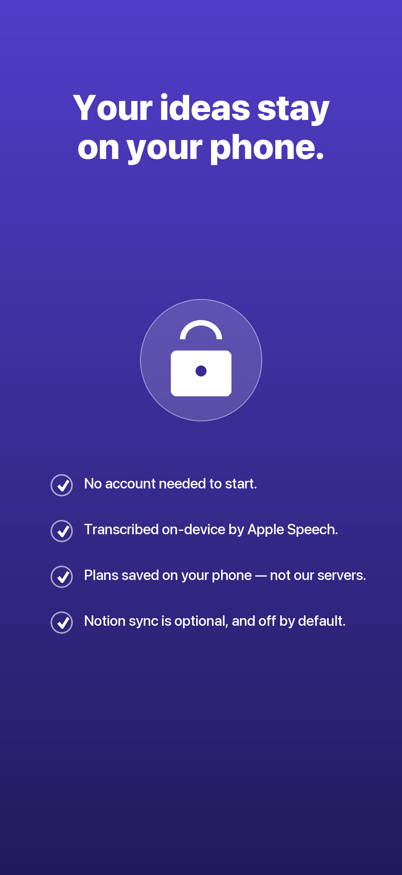Loosely screenshot: 04 privacy