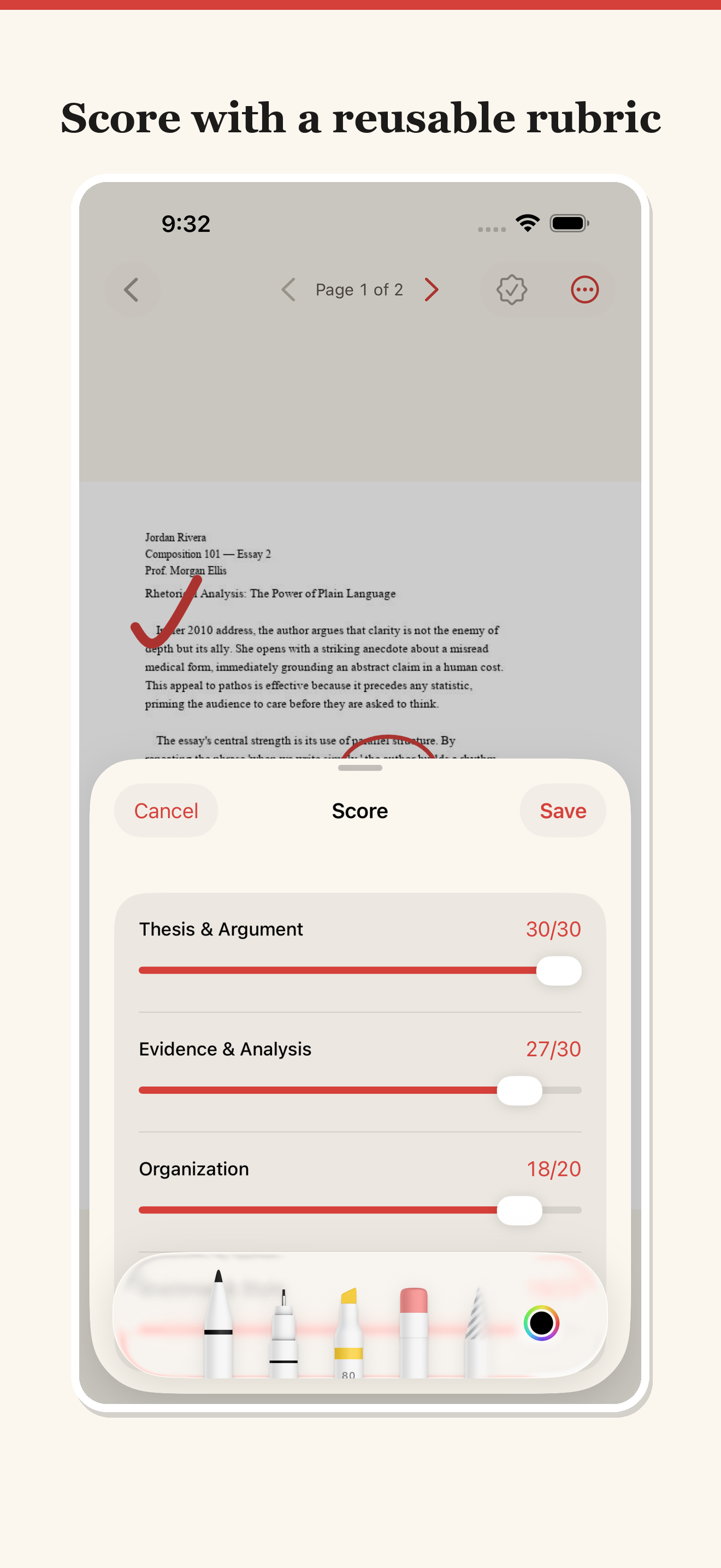 Penmark screenshot: 03 penmark
