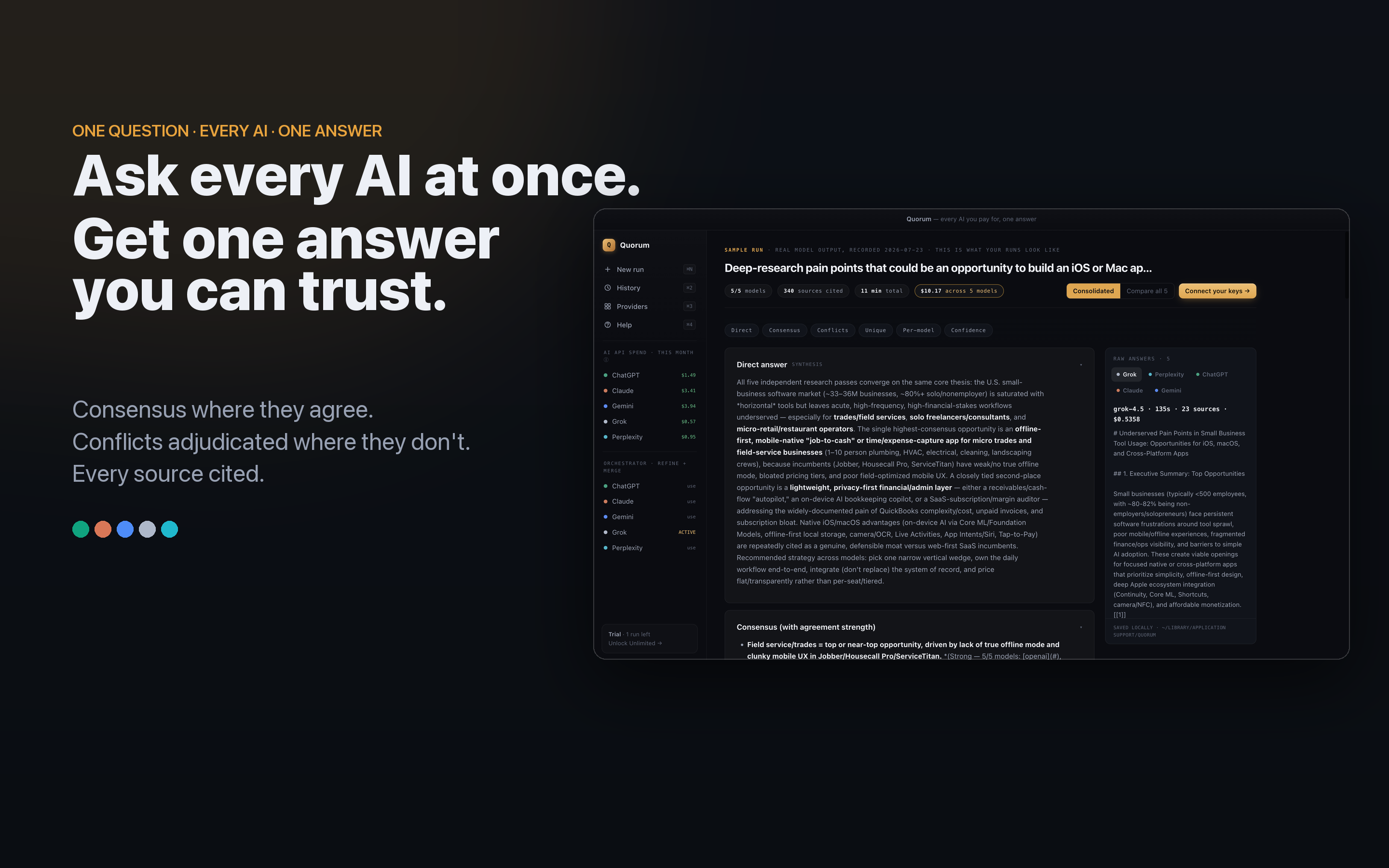 Quorum screenshot: 01 quorum