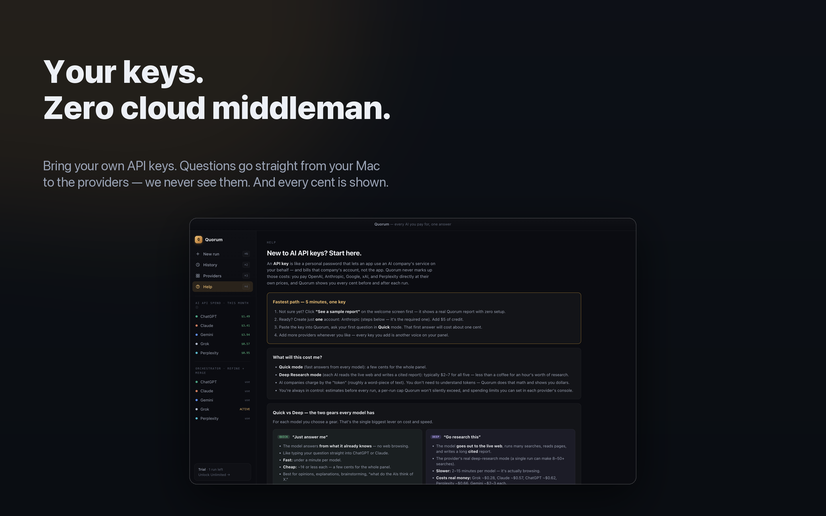 Quorum screenshot: 04 quorum