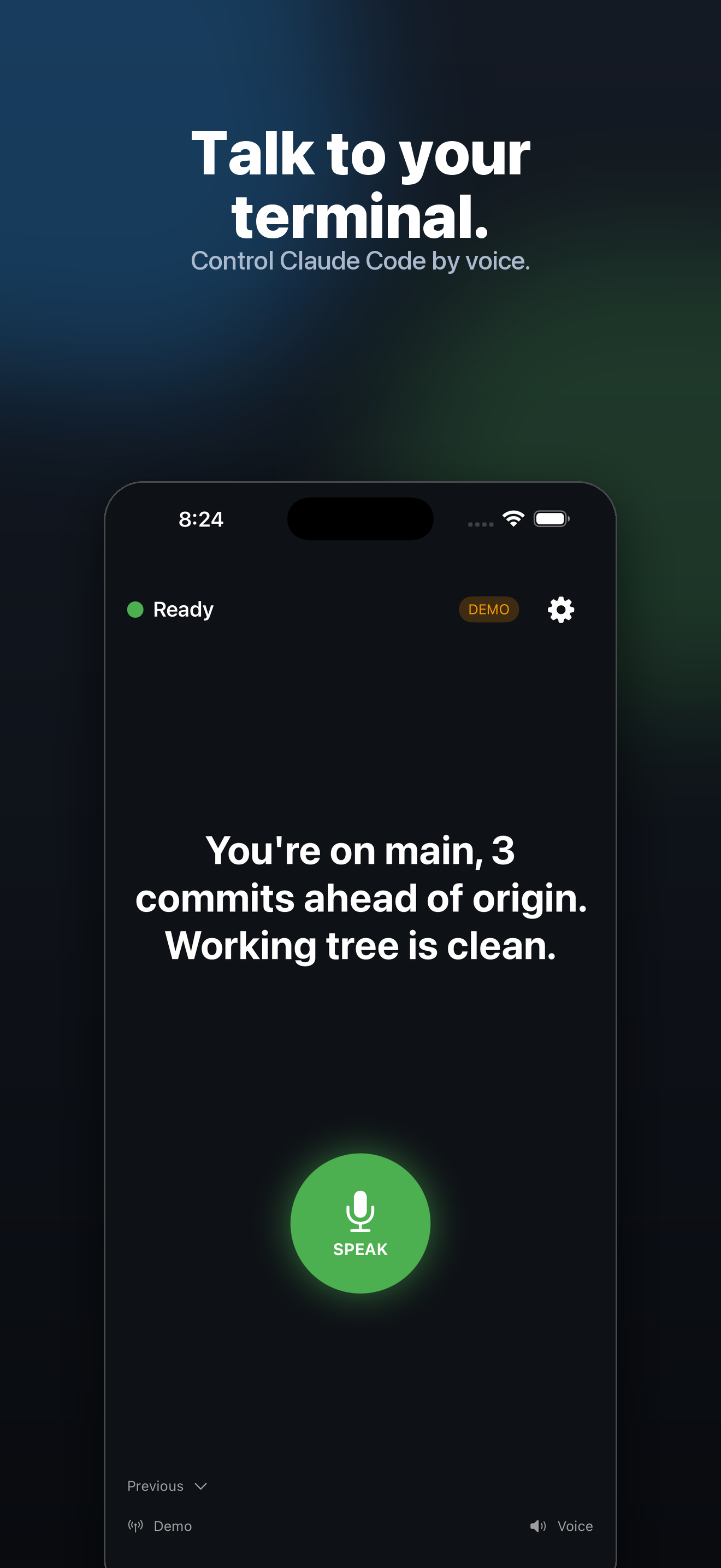 ShellSpeak screenshot: 01 talk